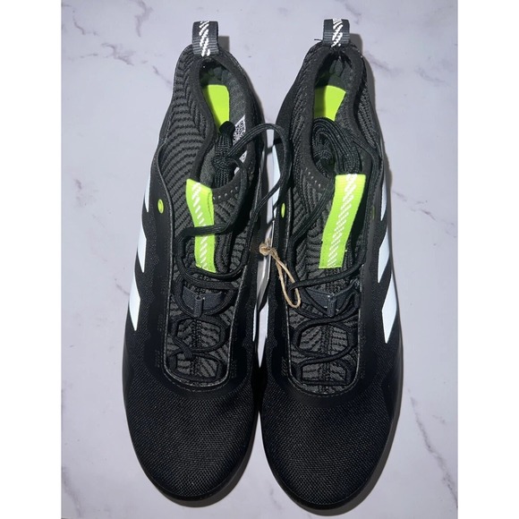 Adidas The Gravel 2.0 Cycling Shoes Black White Mens Size 9.5 Clipless HQ9034 - Picture 3 of 7